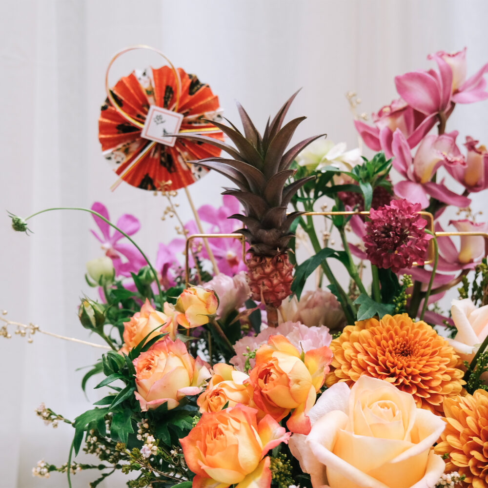 一枝獨秀　年節鮮花盆花