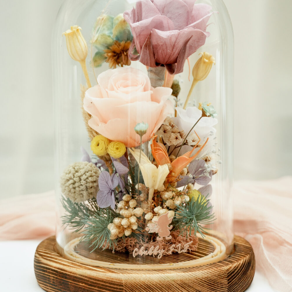 永生花星球盅罩