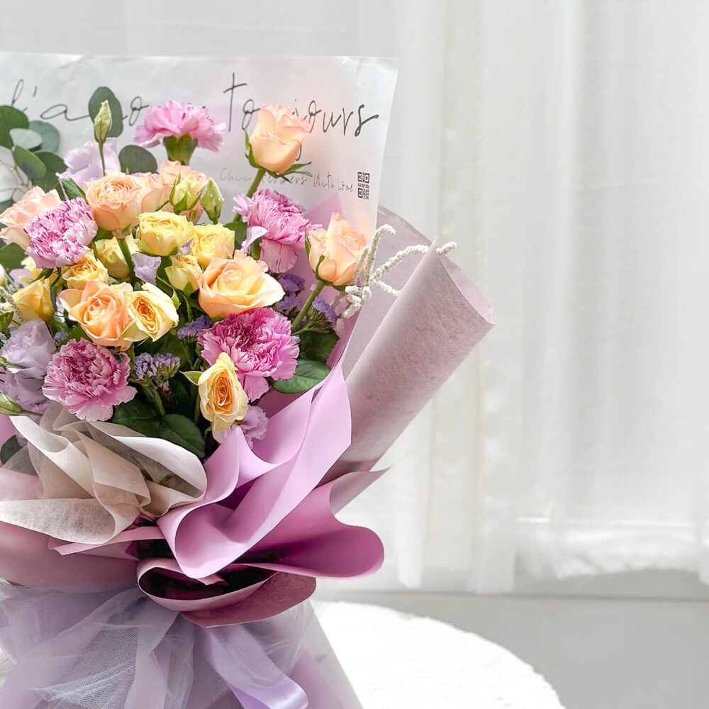 手寫的從前 鮮花花束