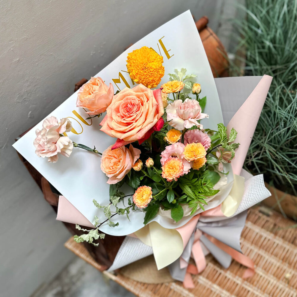 園遊會 掌心花束