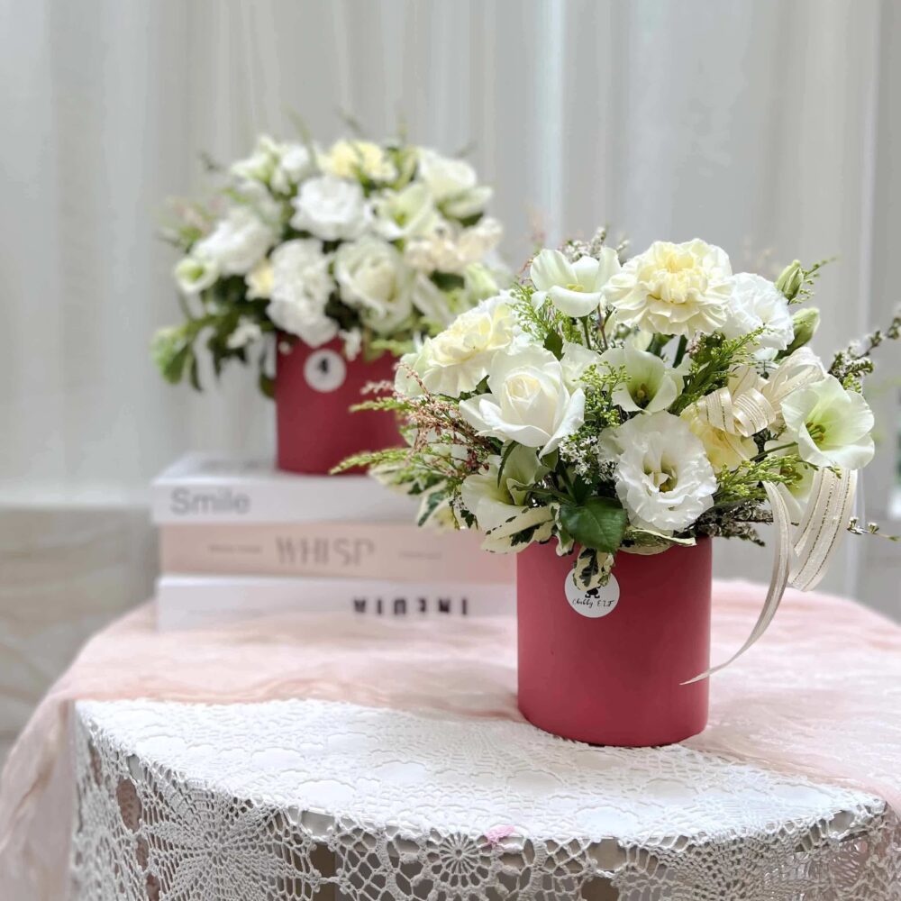 賈思敏 鮮花盆花