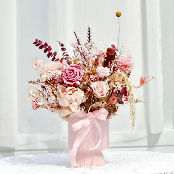 里茲 永生花盆花