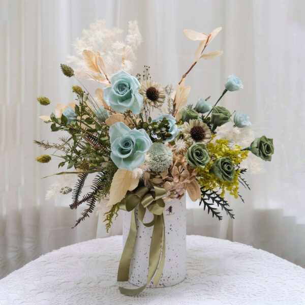 迷夏永生花盆花