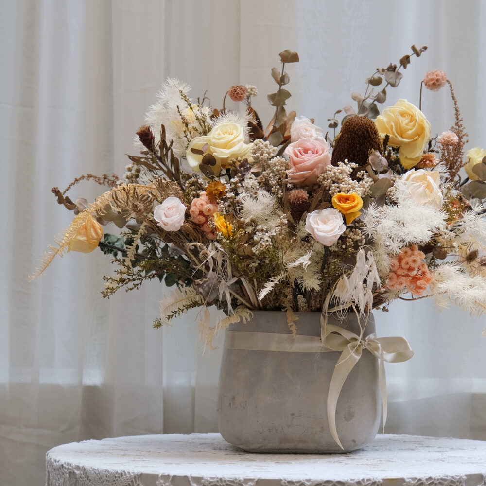 熊布朗永生盆花