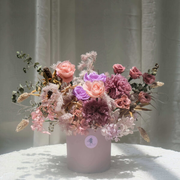 紫霧永生花盆花