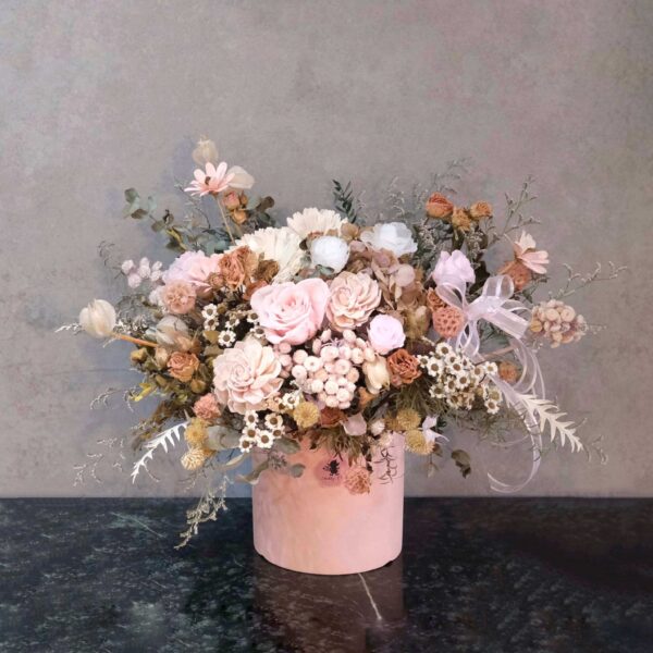 白金漢 永生花盆花