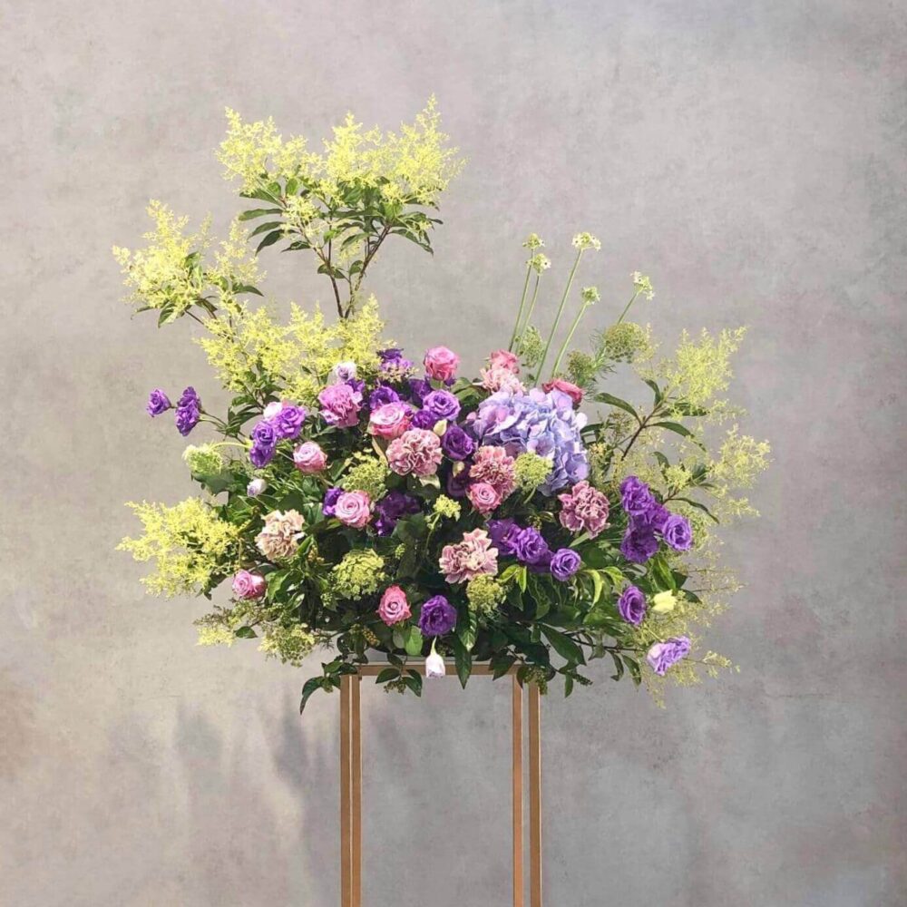 微光 歐式高架花籃