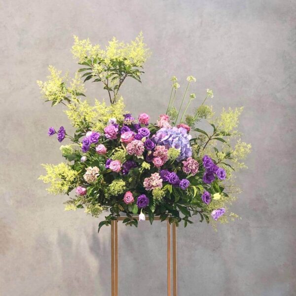 微光 歐式高架花籃