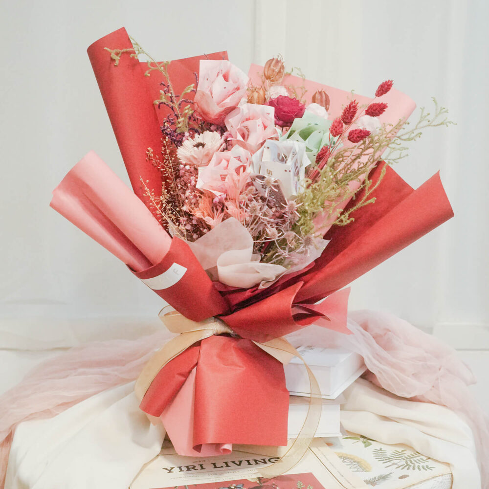 Love you 3000 有錢花花束