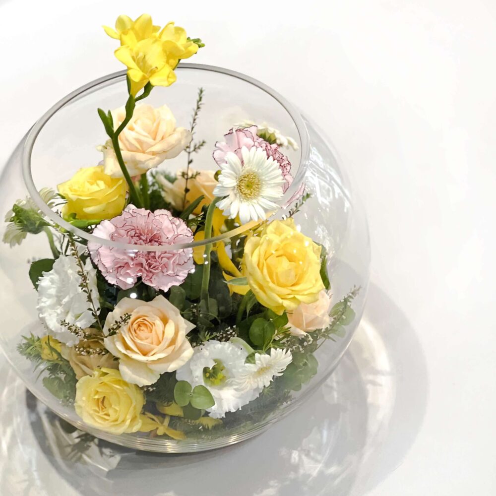 歐若拉 玻璃花盅