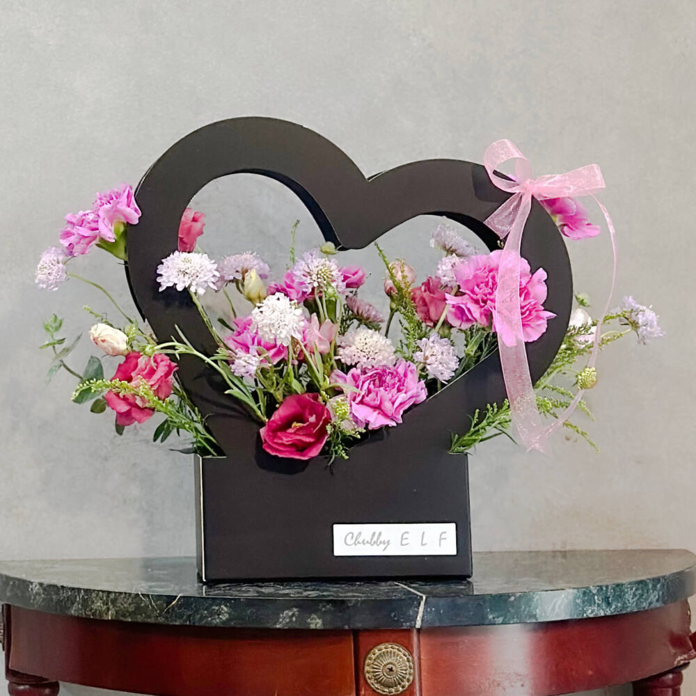 感恩的心 鮮花提籃 |完售|