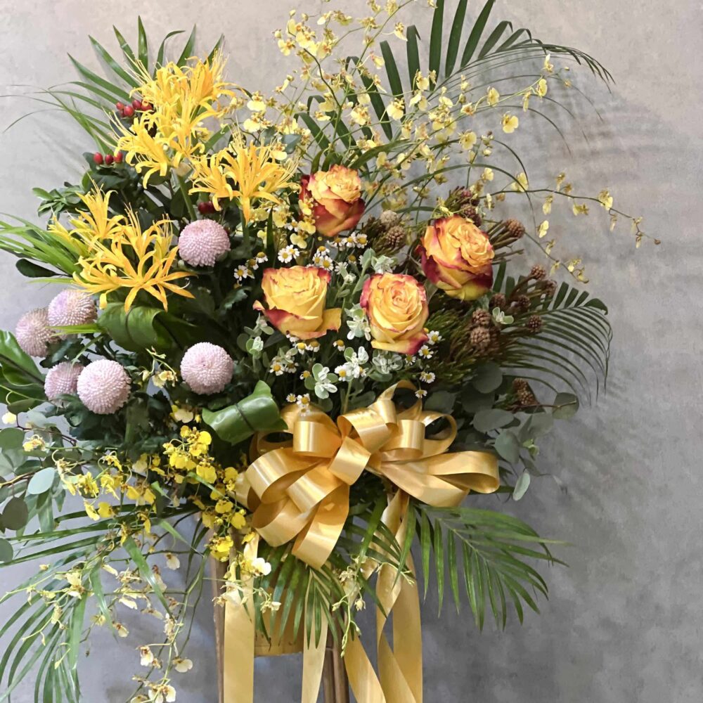 進行式 歐式高架花籃