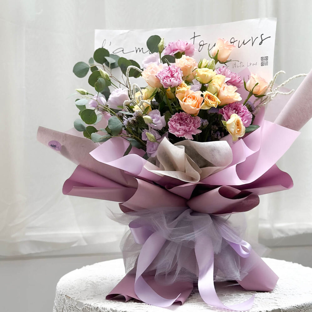 手寫的從前 鮮花花束