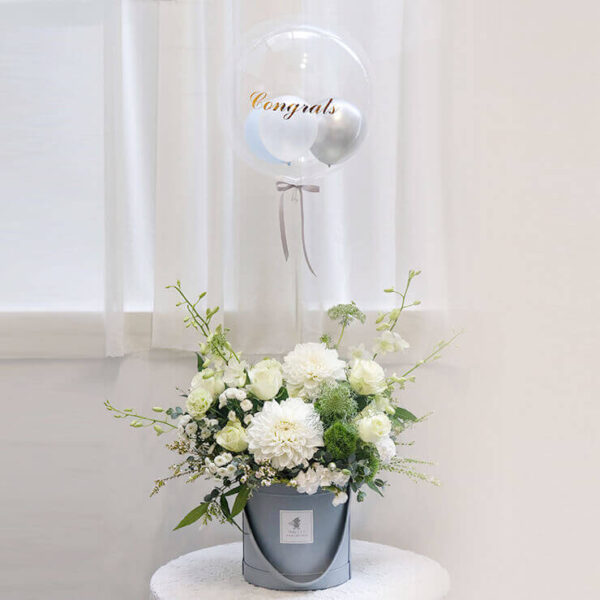 飄飄球鮮花抱抱桶