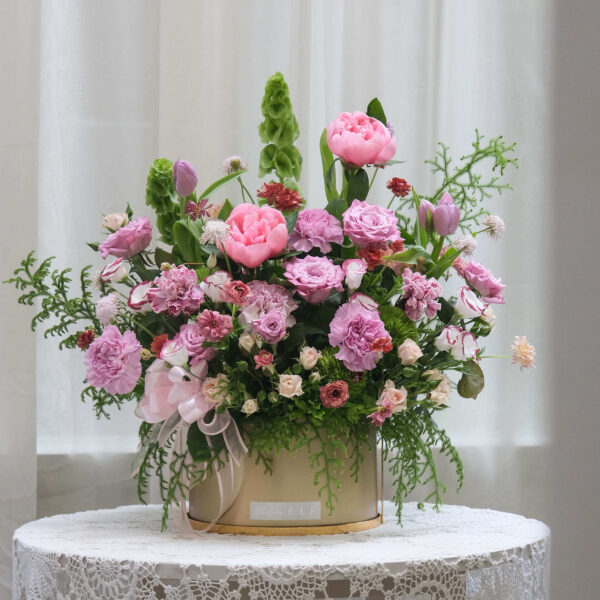 海絲蒂雅 鮮花提籃盆花