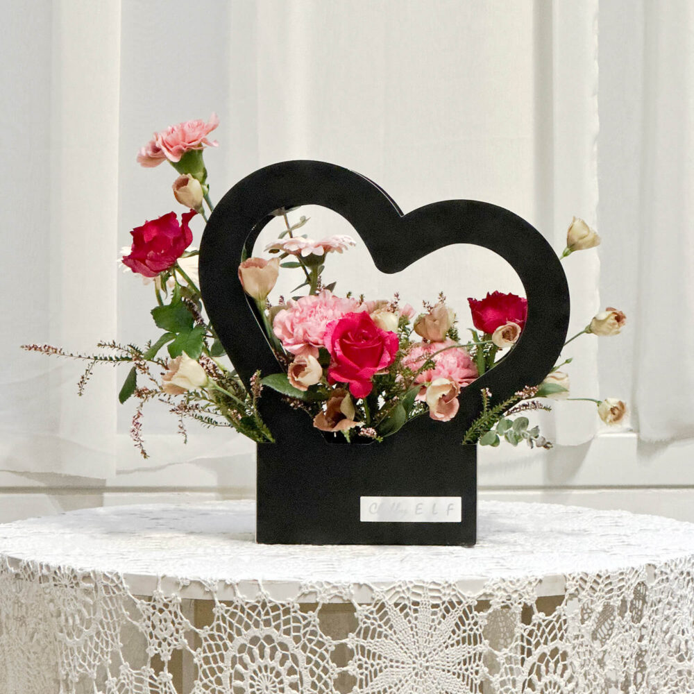 伊莉絲 愛心盆花 |完售|