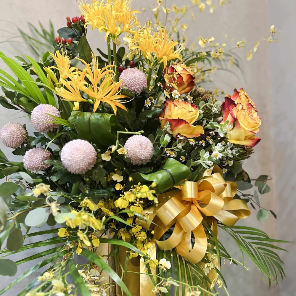 進行式 歐式高架花籃