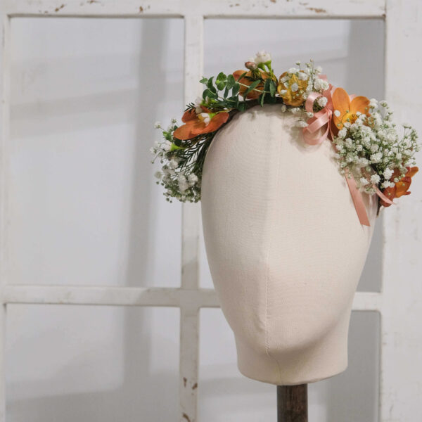 阿爾雯　婚禮頭花