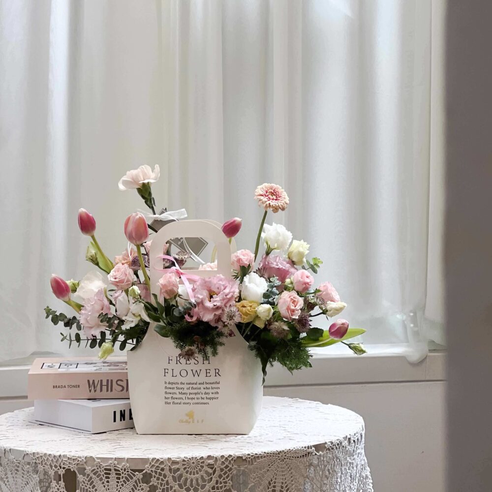 海之寧芙 鮮花提籃