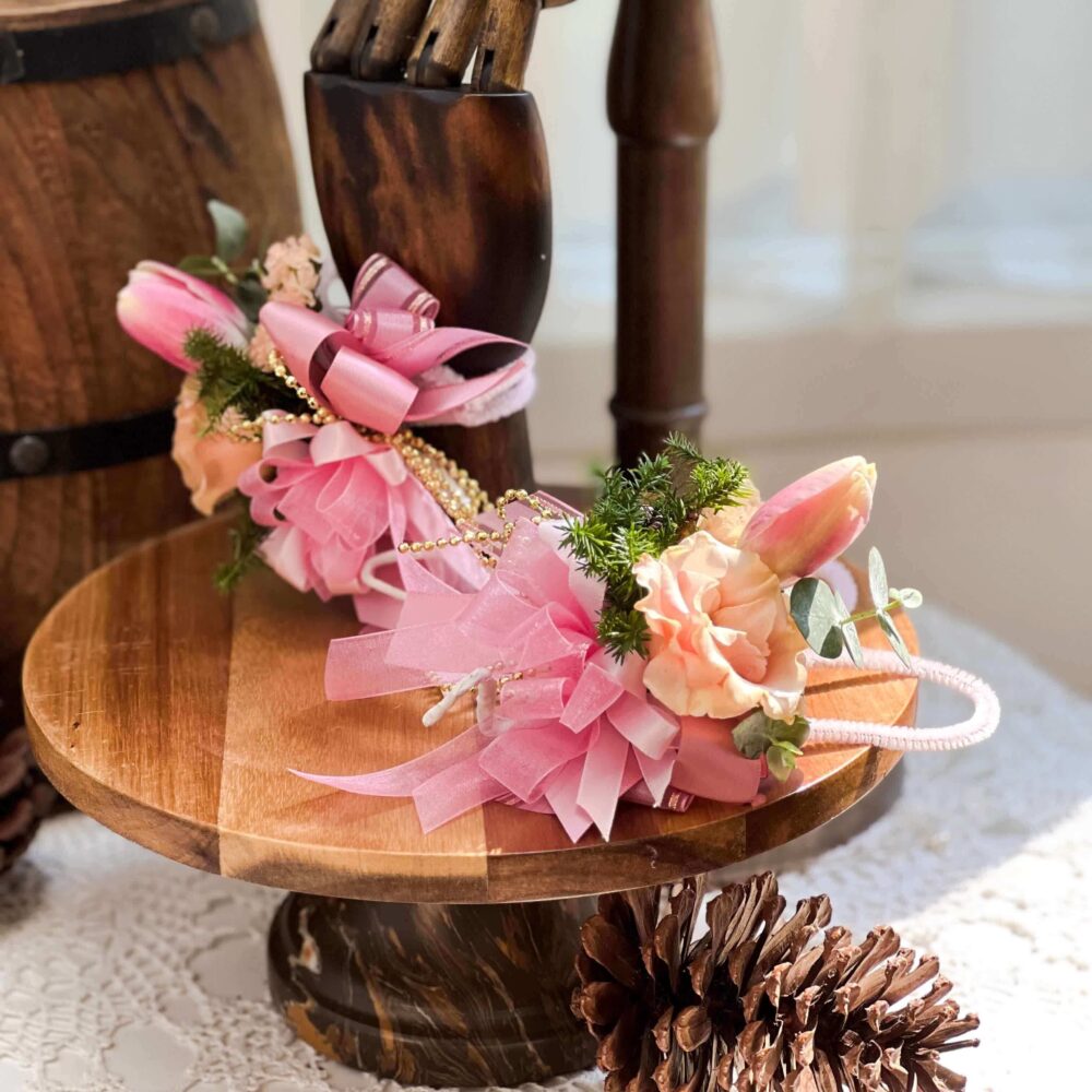 布朗尼亞 胸花 手腕花