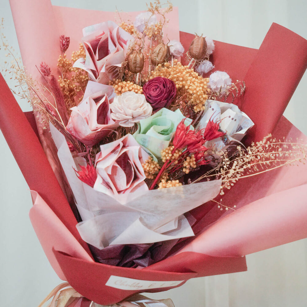 Love you 3000 有錢花花束