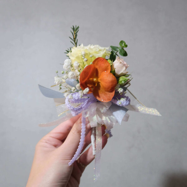 艾瑪莉　婚禮胸花