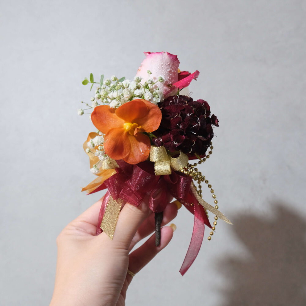 內爾達　婚禮胸花