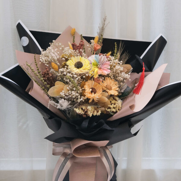 小彩虹 乾燥花束