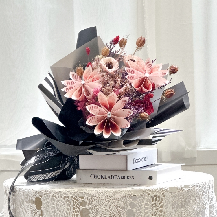 向陽 有錢花花束